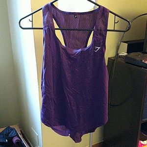 Gymshark aptitude vest purple small
